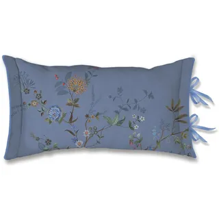 Pip Studio Bustani Quilted Cushion Zierkissen - 45 x 70 cm cm - Baumwolle - Blau