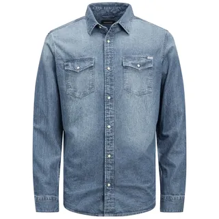 JACK & JONES Jeanshemd Blau XXL