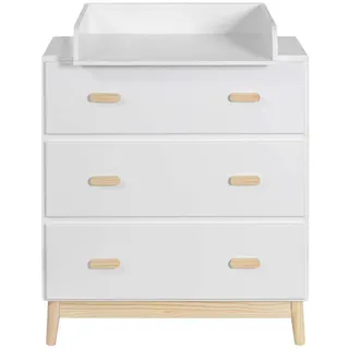 Mobili Rebecca Wickeltisch Weiß 42/80/100 cm , Holzwerkstoff , Rechteckig , 42x100x80 cm , Babymöbel & Kindermöbel, Babyzimmer, Wickelkommoden & Zubehör, Wickelkommoden