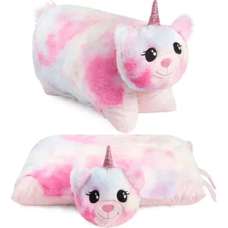 Brubaker Kuscheltier-Kissen Einhorn 40 x 30 cm Mehrfarbig