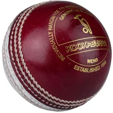 KOOKABURRA Women's County League Cricketball, 142 g, Rot/Weiß