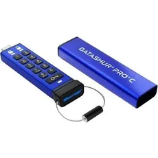 Bild datAshur PRO+ Type C (256 GB, USB C), USB Stick, Grau