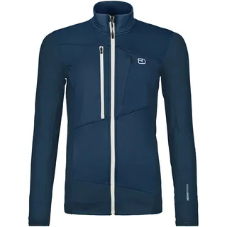 Ortovox Fleece Grid Jacke Blau L