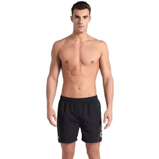 Arena Badeshorts Fundamentals Logo Schwarz/Weiß XXL