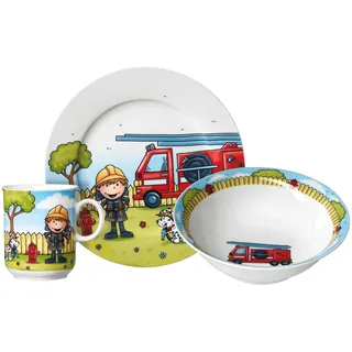 Ritzenhoff & Breker Feuerwehrmann Bernie Kindergeschirr-Set 3-tlg. mehrfarbig