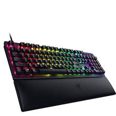 Bild von Huntsman V2 schwarz, LEDs RGB, Razer Clicky Optical PURPLE, USB, DE (RZ03-03931000-R3G1)