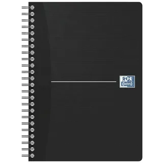 Oxford Collegeblock Office Essentials A5 kariert Schwarz