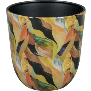 Blumentopf Passion for Pottery Metall Ø 12 cm 12 x 12 x 12 cm orange