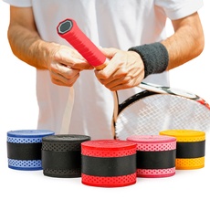 ActiveVikings Griffband Overgrip - Perfekte Anti Rutsch Bänder für Tennis Badminton Springseile und Squash Schläger (Rot)