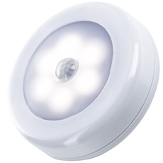 LED Nachtlicht mit Bewegungsmelder & Dämmerungssensor 15 LEDS batteriebetrieben | Schlummerlicht Notbeleuchtung Nachtlampe Stimmungslicht Sicherheitsbeleuchtung Treppenlicht Licht Notlicht Schlaflicht