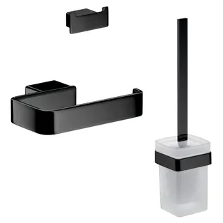 EMCO WC-Set Badaccessoire schwarz