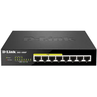 D-Link DGS-1008P 8x Gigabit Switch