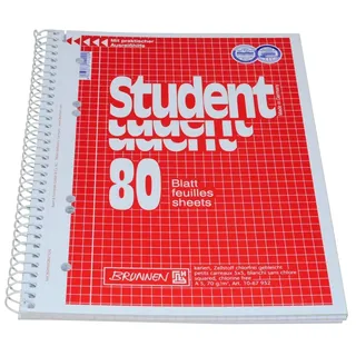 Brunnen Collegeblöcke Student A5 kariert