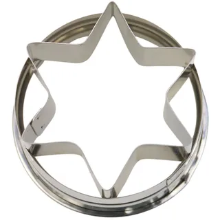 Städter Linzer-Ausstecher, Edelstahl, Silber, 4,8cm