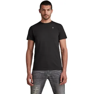 G-Star Base-s Ribbed Kurzarm-T-Shirt Dark Black L