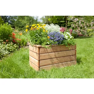 Kiehn-Holz Massiv-Pflanzkasten Lärche Unbehandelt 80 cm x 40 cm x 43 cm