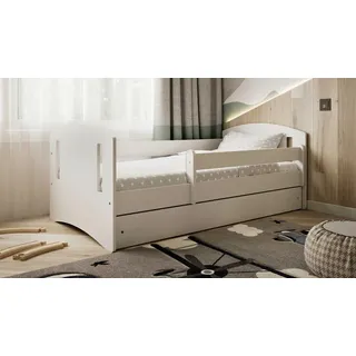 MID.YOU Kinderbett CLASSIC 80 x 160 cm Birke weiß
