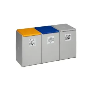 VAR Kunststoffcontainer 60 l Grau