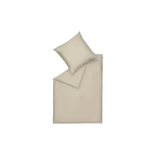 Schöner Wohnen Pure Unifarben Beige 135 x 200 cm + 80 x 80 cm