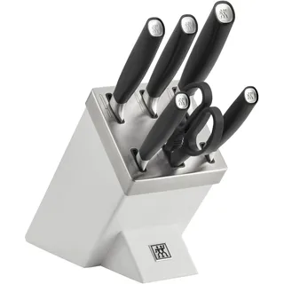 ZWILLING All * Star 7-tlg, Messerblockset, Silber, Weiß