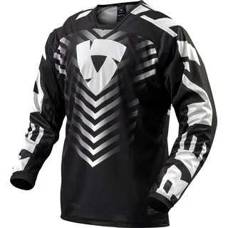 RevIt! Revit Rough, Trikot - Schwarz/Weiß / M