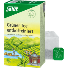 Bild Grüner Tee entkoffeiniert Bio Salus