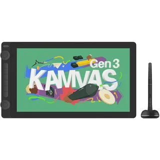 Huion Kamvas 16 GEN 3 GS1563 Grafiktablett - Schwarz