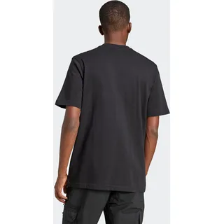 adidas Originals »TREFOIL ESS TEE« sportlicher Stil, Kurzarm, mit Rundhalsausschnitt, schwarz,
