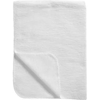 Meyco Baby Babydecke - 100x150cm - gewebte Kuscheldecke - 100 % Bio Baumwolle - Oeko Tex zertifiziert - kuschelig weich - Sommer & Winter - Made in Germany - Weiß