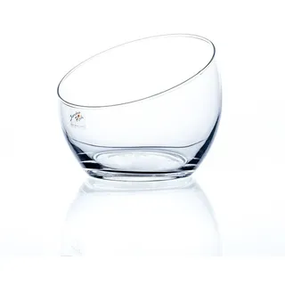 Sandra Rich Glasschale BEXA mit schrägem Rand D. 18,5cm H. 15,5cm rund