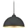 Trio Jimmy DUOline 1-flg 31 rund Schwarz/Gold