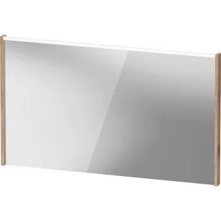 Duravit D-Code Spiegel, LED-Lichtfeld oben, 1200x700mm, externer Lichtschalter notwendig, 9 W, DC7079055550000, Farbe: Eiche Marmoriert