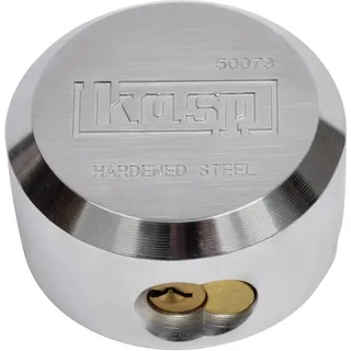 kasp Kasp, Stahlschloss, bügellos, silber, K50073LD