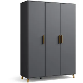 Rauch Drehtürenschrank Shinjo 140 x 203 x 53 cm Grau