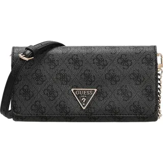 GUESS Noelle Xbody Flap Organizer Coal Logo