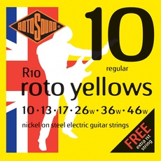 Rotosound Roto Yellows R10 Saiten für E-Gitarre, 10-46