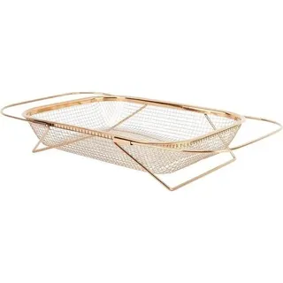 Frisiermaschine mit Rosé gold Farbe, feiner Maschenweite, aus Edelstahl, mit Abnehmbarem Sieb, für die Haushaltsgebrauch. - Weiß