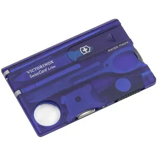 Victorinox SwissCard Lite saphir transparent