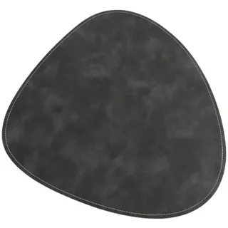 Dieter Knoll Tischset , Schwarz , Kunststoff , Steinoptik , 46x0.03x44 cm , Heimtextilien, Wohntextilien, Tischwäsche, Tischsets