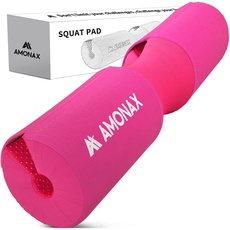 Bild langhantel polster, extra dicke nackenpolster langhantel- Barbell Pad nackenschutz für hip thrust und squat, und andere Übungen, Fitness, Krafttraining für Männer und Frauen (Schwarz) (Rosa)