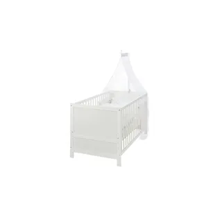 roba Gitterbettset Magicstar Weiß ca. 70x140cm, 5-teilig