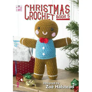 King Cole Christmas Crochet Book 5 - Adventskalender Teewärmer Kranz Lebkuchenmann Spielzeug & mehr