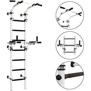 Sprossenwand kinderzimmer Fitness Wandmontage | Kletterwand | Klettergerüst - Schwarz