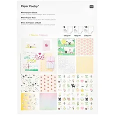 Motivpapierblock Futschikato, Pixel Power , 24 sheets, 210 x 295 mm