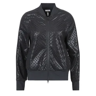 Jackenblazer SPORTALM KITZBÜHEL, Damen, Gr. 40, schwarz, Web, Obermaterial: 100% Polyester, unifarben, regular fit hüftlang, Rundhals, Raglanärmel Rippbündchen, Blazer Jackenblazer, Regular fit mit Rundhalsausschnitt