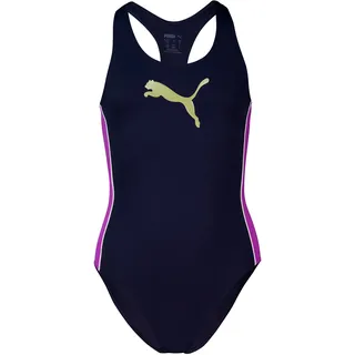 Puma Badeanzug Navy/Electric Orchid 140