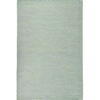 Outdoor-Teppich Flachgewebe 120x170 cm Türkis - Türkis