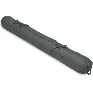 Beautissu Zugluftstopper 10 x 100 cm Grau