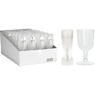 Excellent Houseware Weinglas Plastik 160 ml Set 4 Stücke
