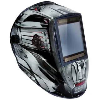 GYS Schweißhelm GYS LCD Alien+ True Color XXL Helm, schwarz/grau, schwarz/grau